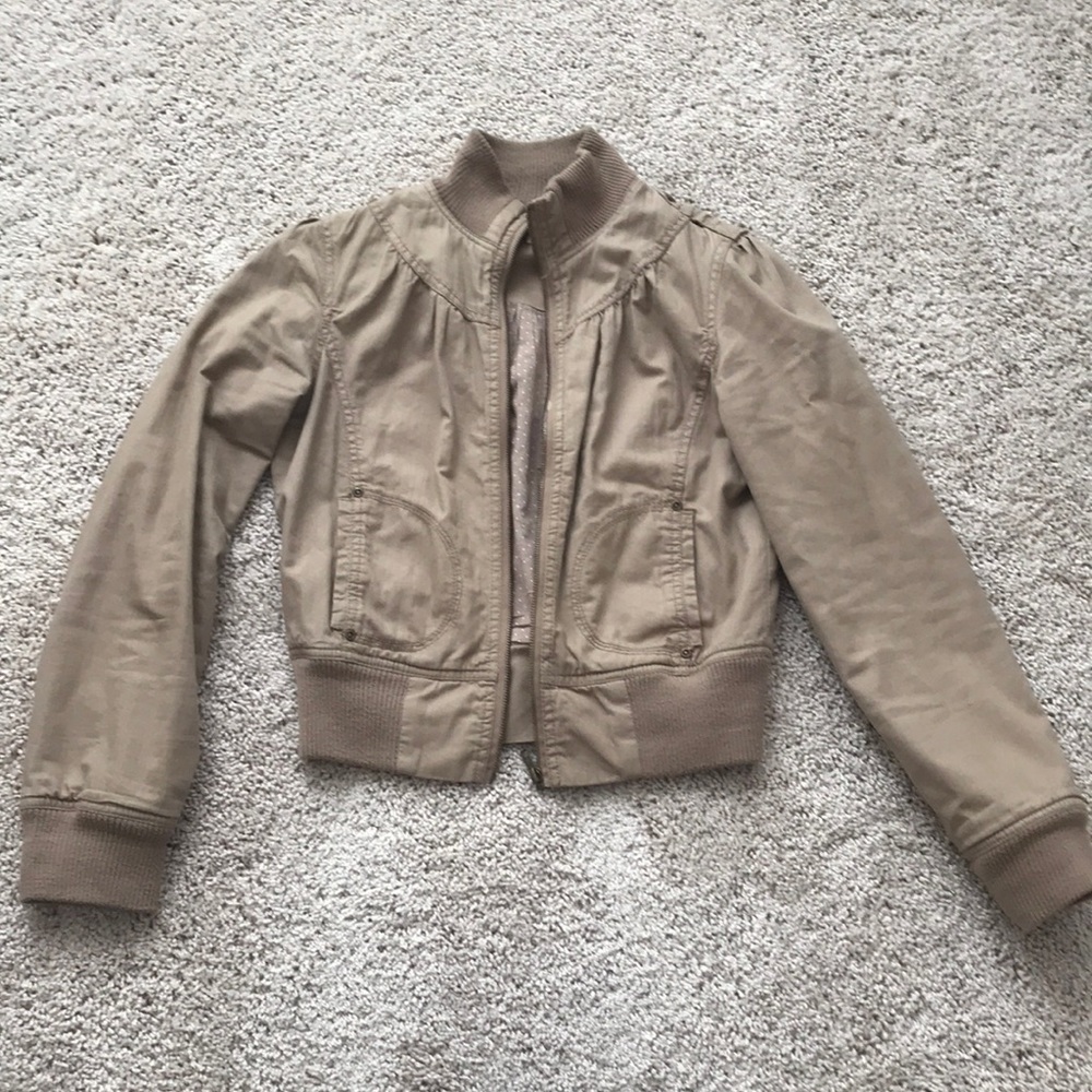 Forever 21 Canvas Bomber Jacket